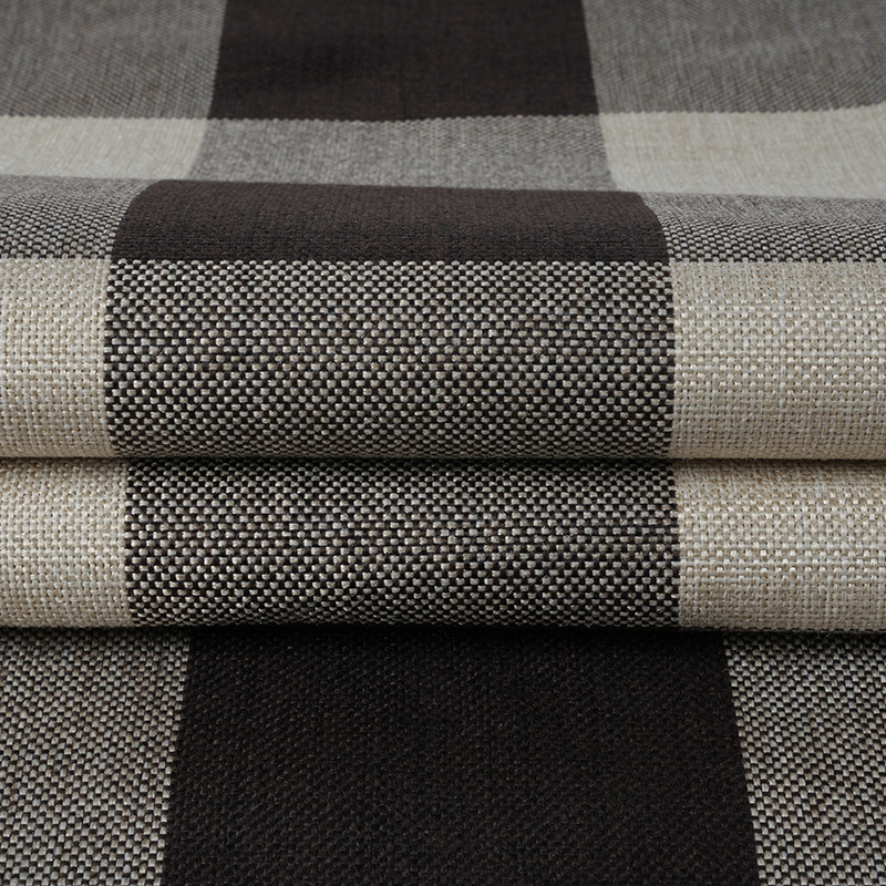 Vải lanh Polyester kẻ sọc 10 * 10